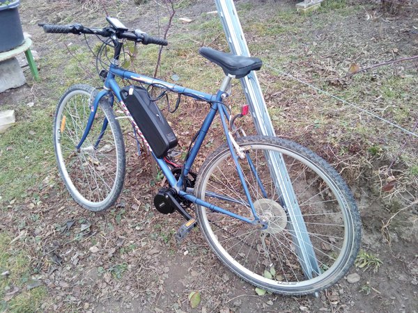Bafung - nainstalováno na kole