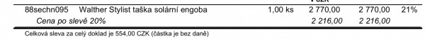 S DPH je to za 2681 po odečtení slevy