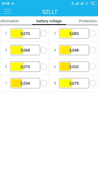 napatia pri ukonceni testu - 210Ah