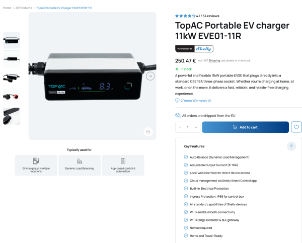 TopAC Portable EV charger 11kW EVE01-11R - Shelly Europe.png