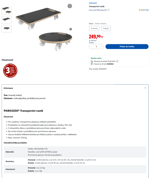 PARKSIDE® Transportní vozík Lidl.png