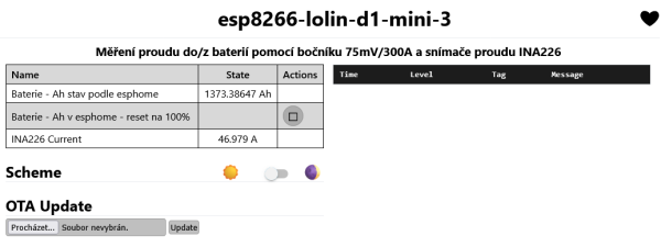 Zobrazený stav baterie v espHome.png